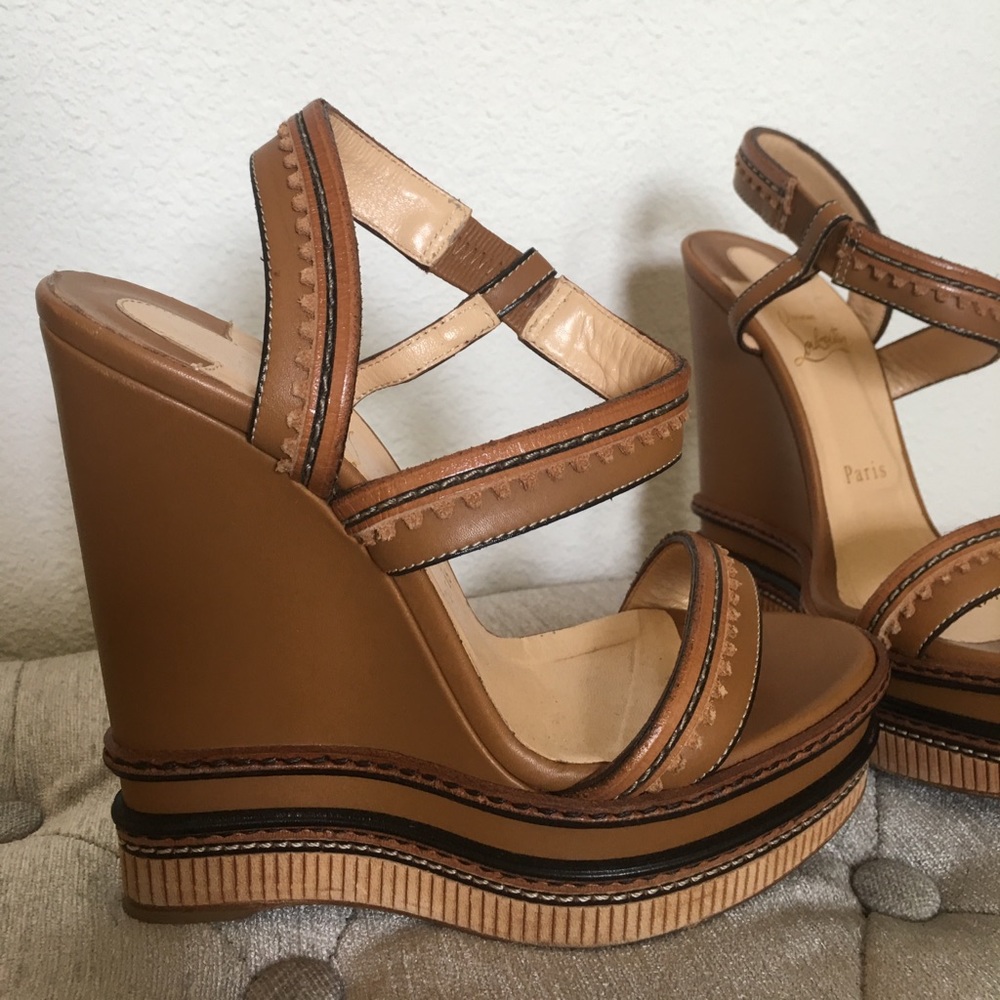 Christian louboutin wedge